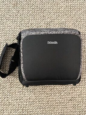 Kolcraft Heather Gray & Black Portable Booster Seat - NWOT
